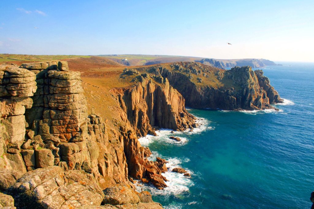 The Cornish coastline