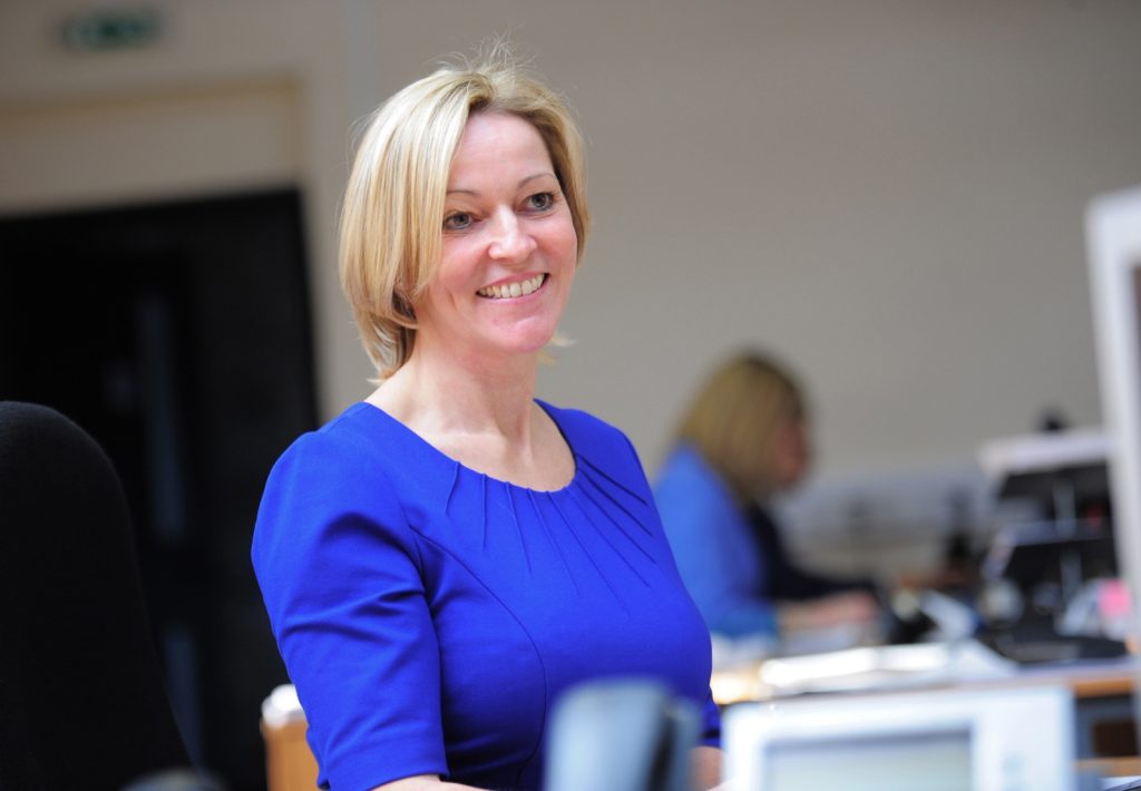 A member of the Stockdale team in the office